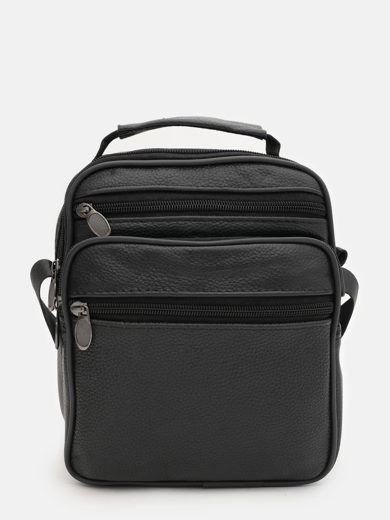 Сумки Borsa Leather модель K16685-2-black Фото