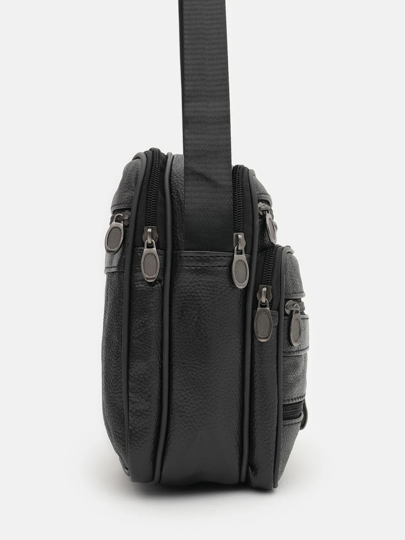 Сумки Borsa Leather модель K16687-3-black Фото