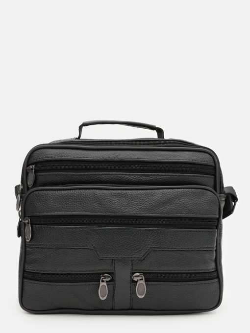 Сумки Borsa Leather модель K16687-3-black Фото