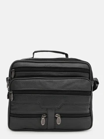 Сумки Borsa Leather модель K16687-3-black Фото