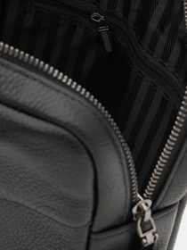 Сумки Borsa Leather модель K1265-3bl-black Фото