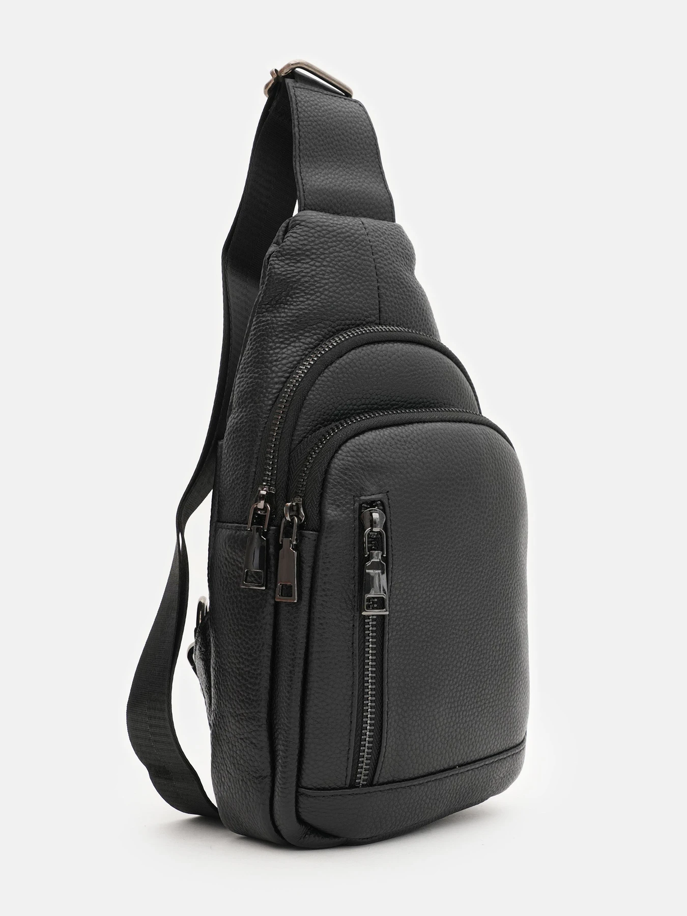 Рюкзаки Borsa Leather модель K1328b-black Рюкзаки Borsa Leather модель K1328b-black Фото