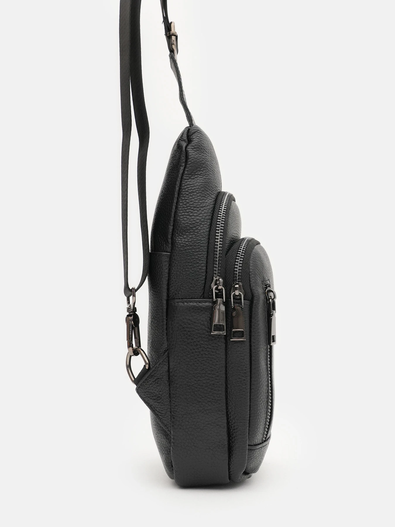 Рюкзаки Borsa Leather модель K1328b-black Рюкзаки Borsa Leather модель K1328b-black Фото