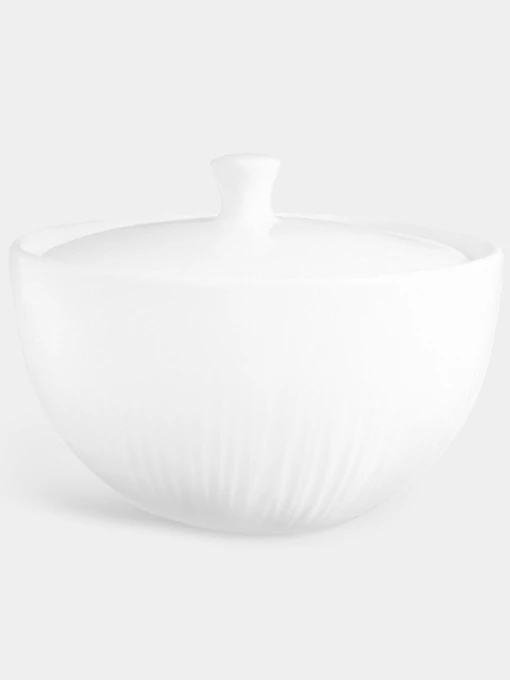 Сахарница "Луч" фарфоровая белая MBM HOME модель KP-113 WHITE Фото