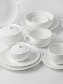 Сахарница "Луч" фарфоровая белая MBM HOME модель KP-113 WHITE Фото
