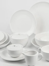 Сахарница "Луч" фарфоровая белая MBM HOME модель KP-113 WHITE Фото