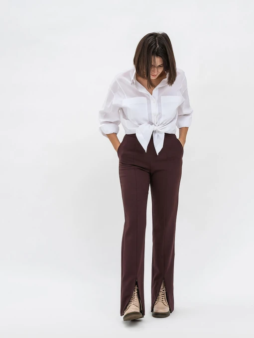 Штани Lesia модель BrownKlerisWPNTLS Фото