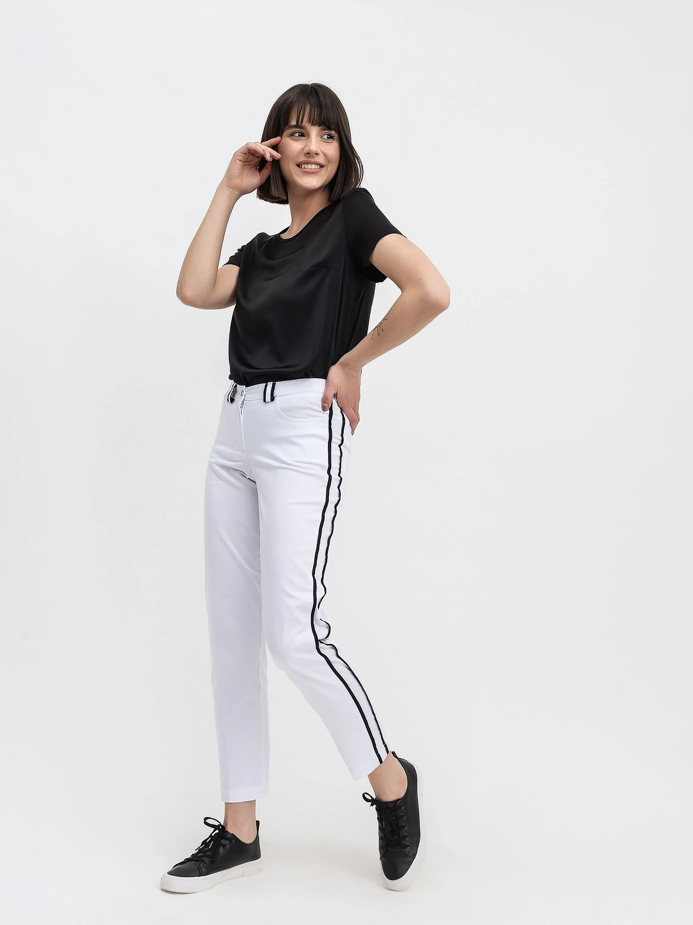 Брюки Lesia модель WhiteVisterWPNTLS Фото