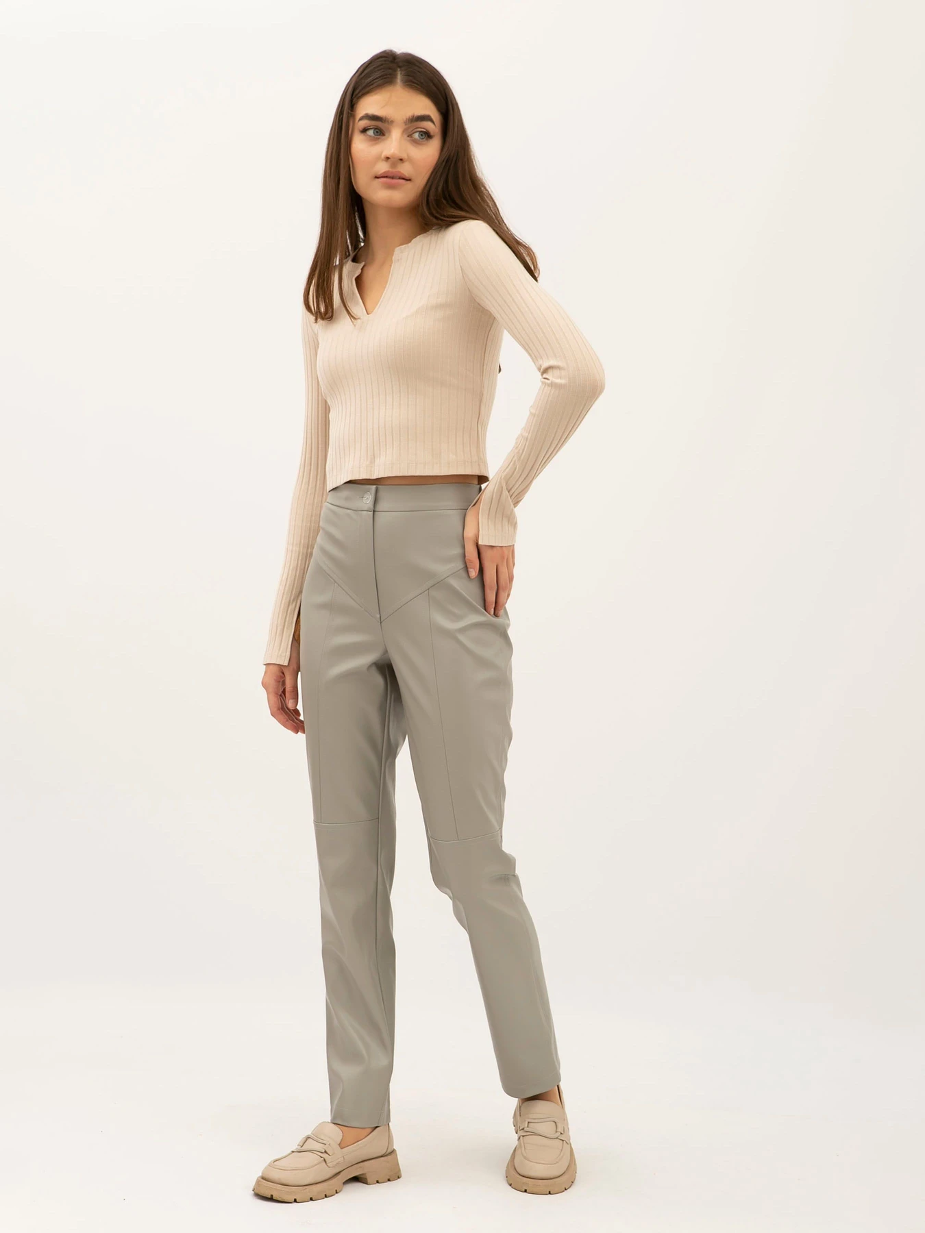 Штани Lesia модель Djahina02GreyWPNTLS Фото