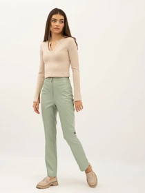 Штани Lesia модель Djahina01GreenWPNTLS Фото