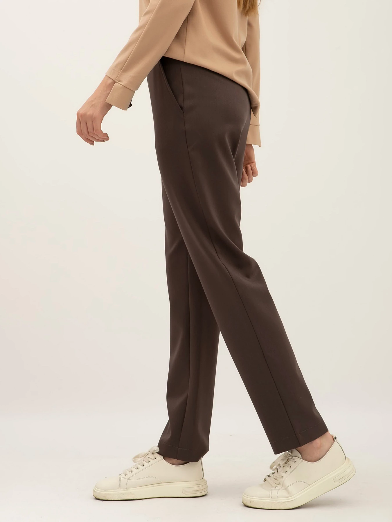Брюки Lesia модель Deka01BrownWPNTLS Фото