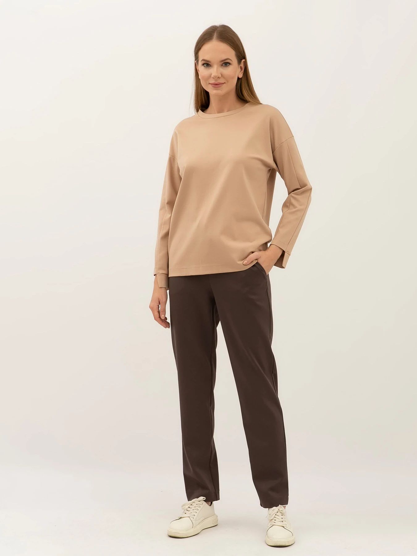 Брюки Lesia модель Deka01BrownWPNTLS Фото