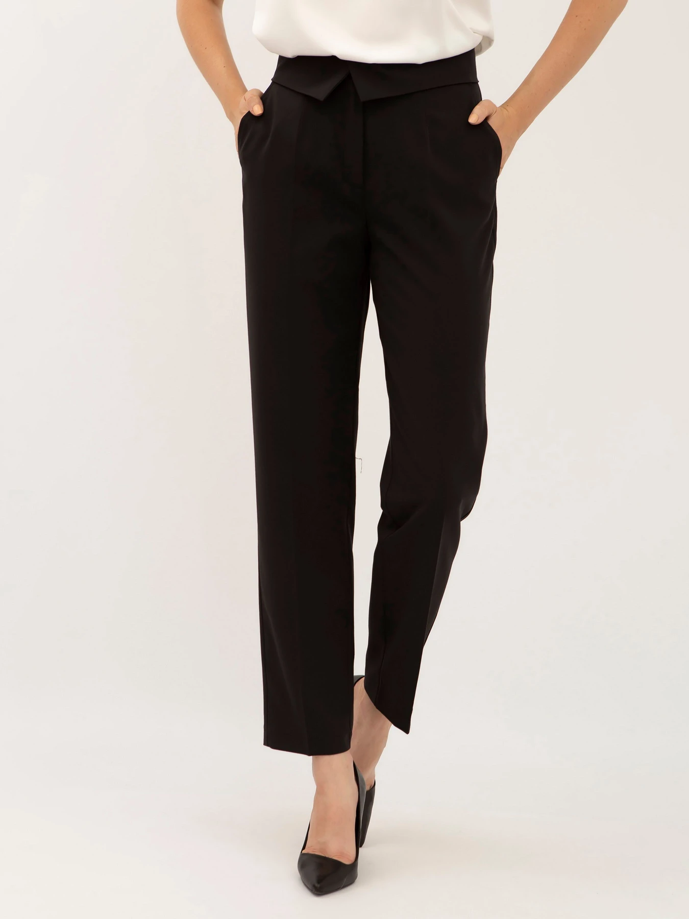 Штани Lesia модель Unati001BlackWPNTLS Фото