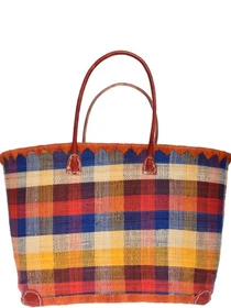 Сумки Le Comptoir de la plage модель Madras_GM_Caramel Фото
