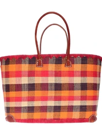 Сумки Le Comptoir de la plage модель Madras_GM_Rouge Фото