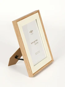 Фоторамка "Кадри" світле дерево з білим MBM HOME модель PH-2 WHITE/WOOD Фото