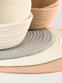 Коврик сервировочный хлопковый бежевый MBM HOME модель TH-35 BEIGE Фото