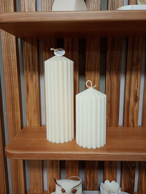 Набір свічок "Текстурний Релакс" з натурального соєвого воску Candle Design модель 200.0007 Фото