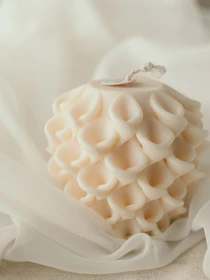 Набор фигурных свечей "Кружево" из натурального соевого воска. Candle Design модель 200.0026 Фото