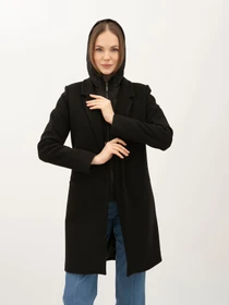 Пальто и плащи Lesia модель Karo01BlackWMNSCTLS Фото