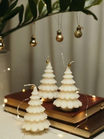 Аромасвеча "Новогодняя Елочка", аромат Горная сосна Candle Design модель 170.2014 Фото