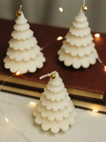 Аромасвеча "Новогодняя Елочка", аромат Горная сосна Candle Design модель 170.2014 Фото
