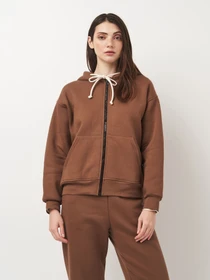 Худи и свитшоты Роза модель 240427_chocolate Фото