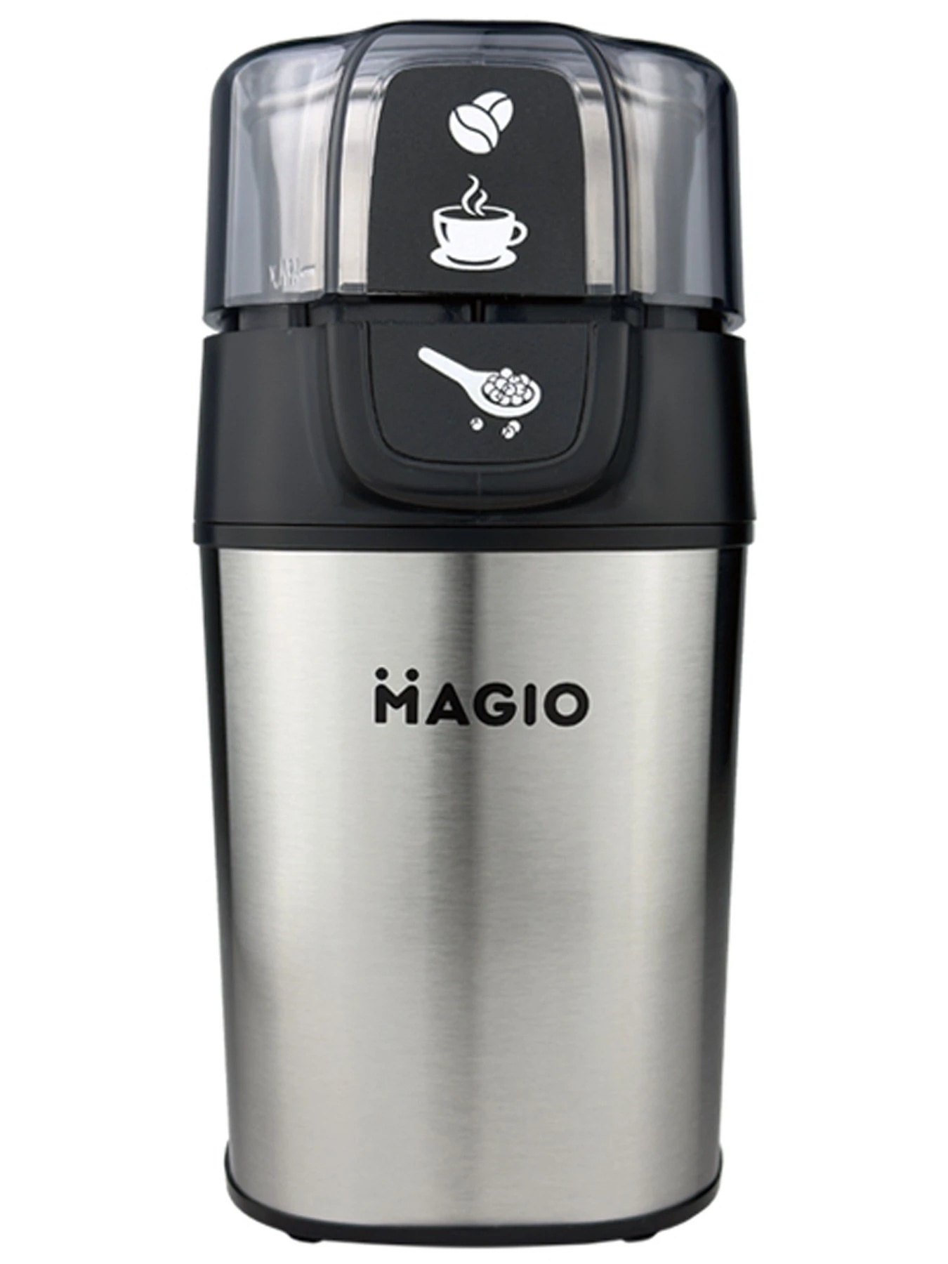 Мультимолка MAGIO МG-195/300Вт/70 гр/нерж.корпус/знімна чаша/ніж титан. покр, для спецій,круп,кави Magio модель MG-195 Мультимолка MAGIO МG-195/300Вт/70 гр/нерж.корпус/знімна чаша/ніж титан. покр, для спецій,круп,кави Magio модель MG-195 Фото