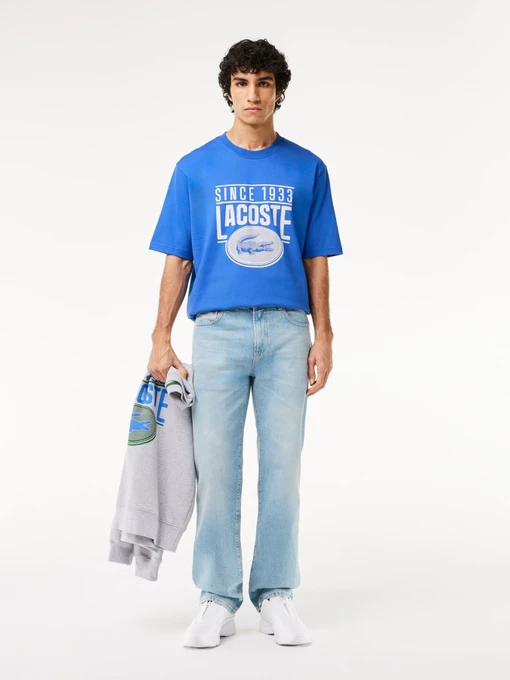 Бавовняна Чоловіча Футболка Lacoste фото 3