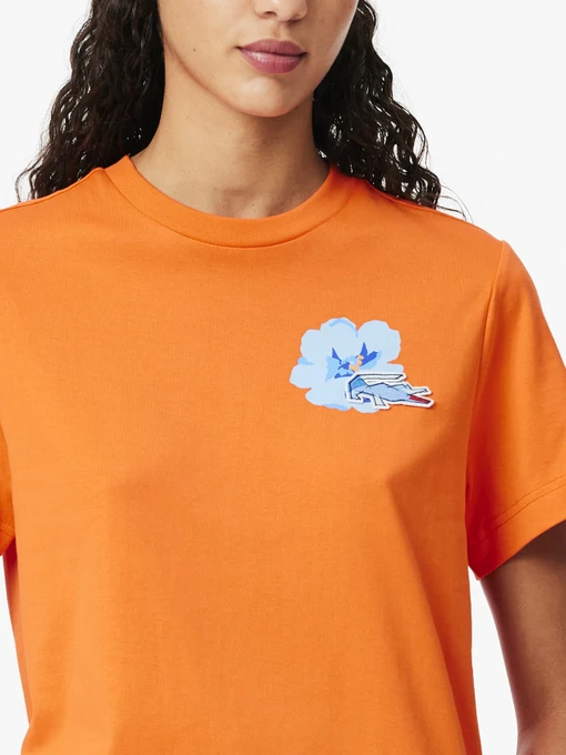 Бавовняна Жіноча Футболка Lacoste фото 2