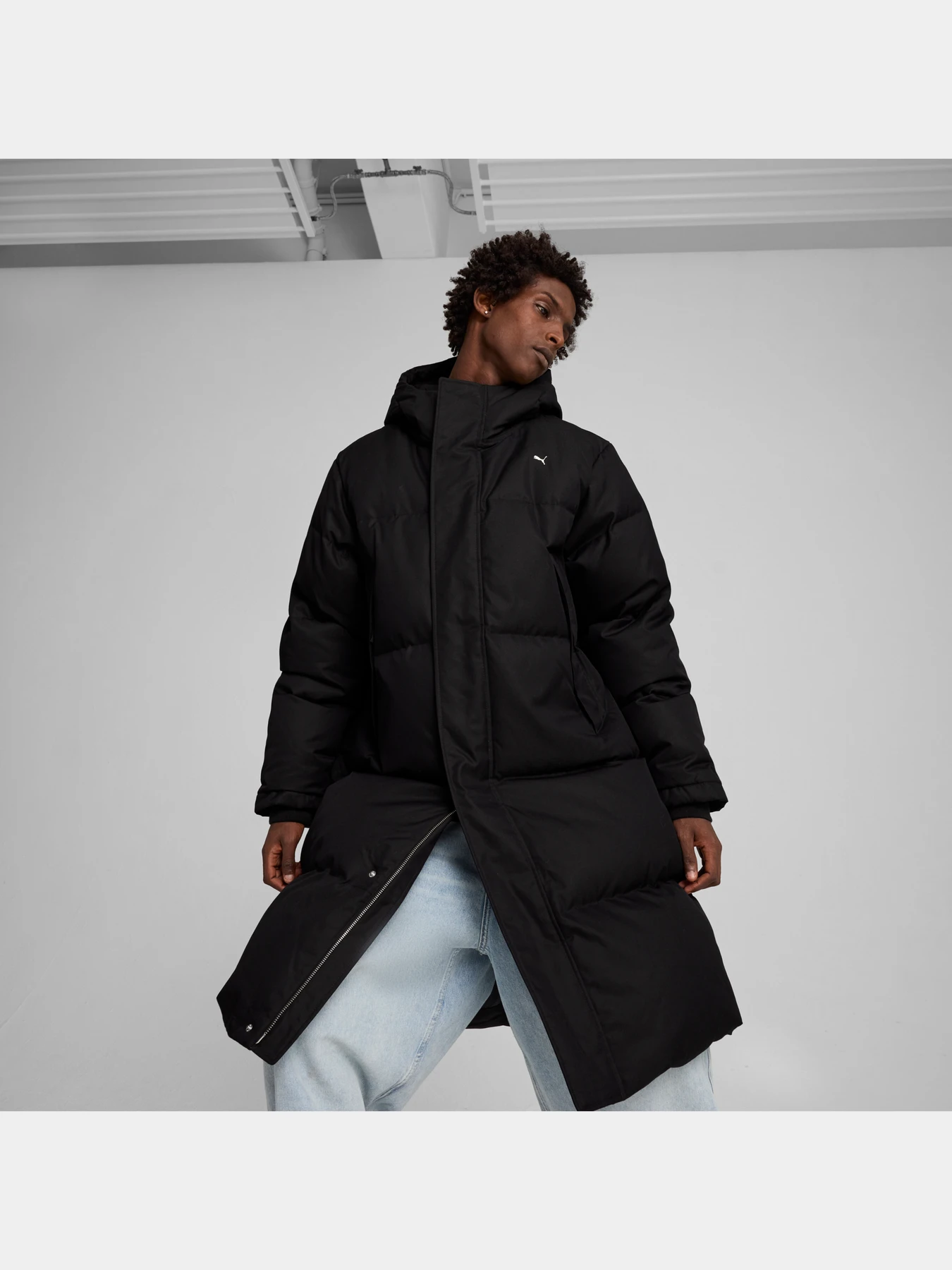 Куртки и дубленки PUMA Mmq Long Down Jacket модель 627598 Фото