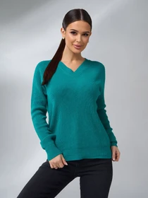 Свитры и кардиганы ISSA Plus модель WN20-664_бирюзовый Фото