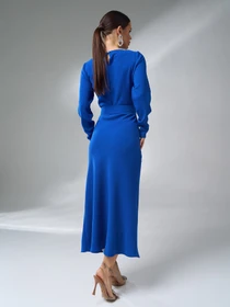 Платья ISSA Plus модель 14988_синий Фото