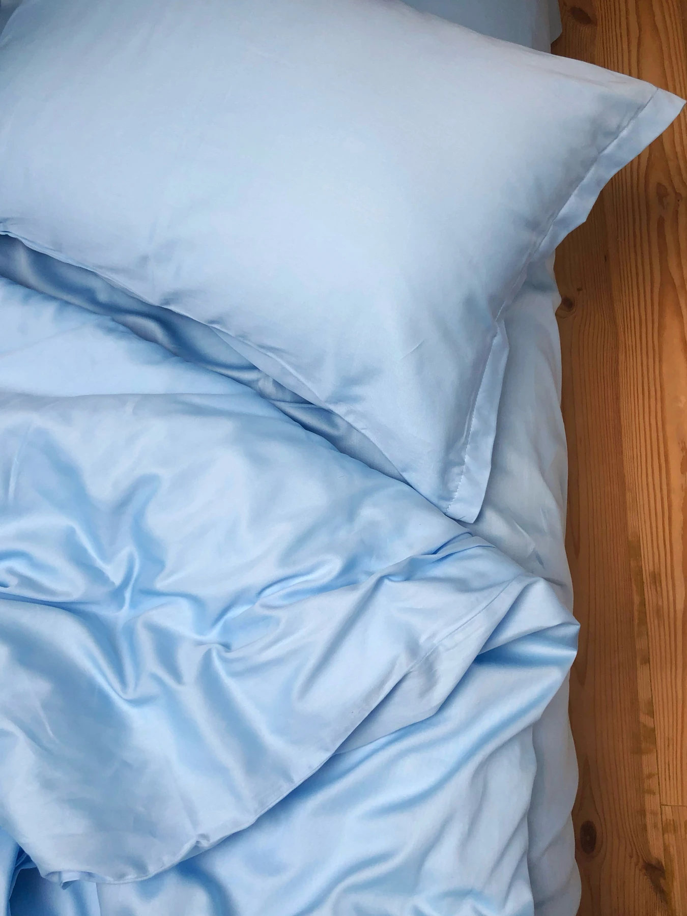 Підковдра класична небесно-блакитна Cozy модель 8009056 Підковдра класична небесно-блакитна Cozy модель 8009056 Фото