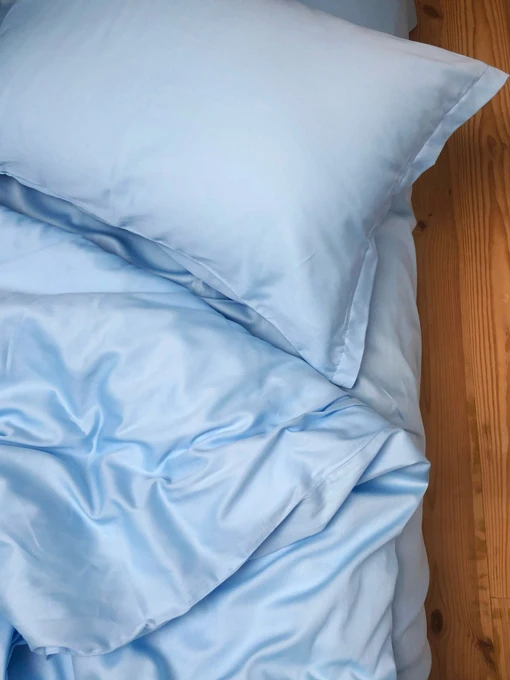 Підковдра класична небесно-блакитна Cozy модель 8009056 Фото