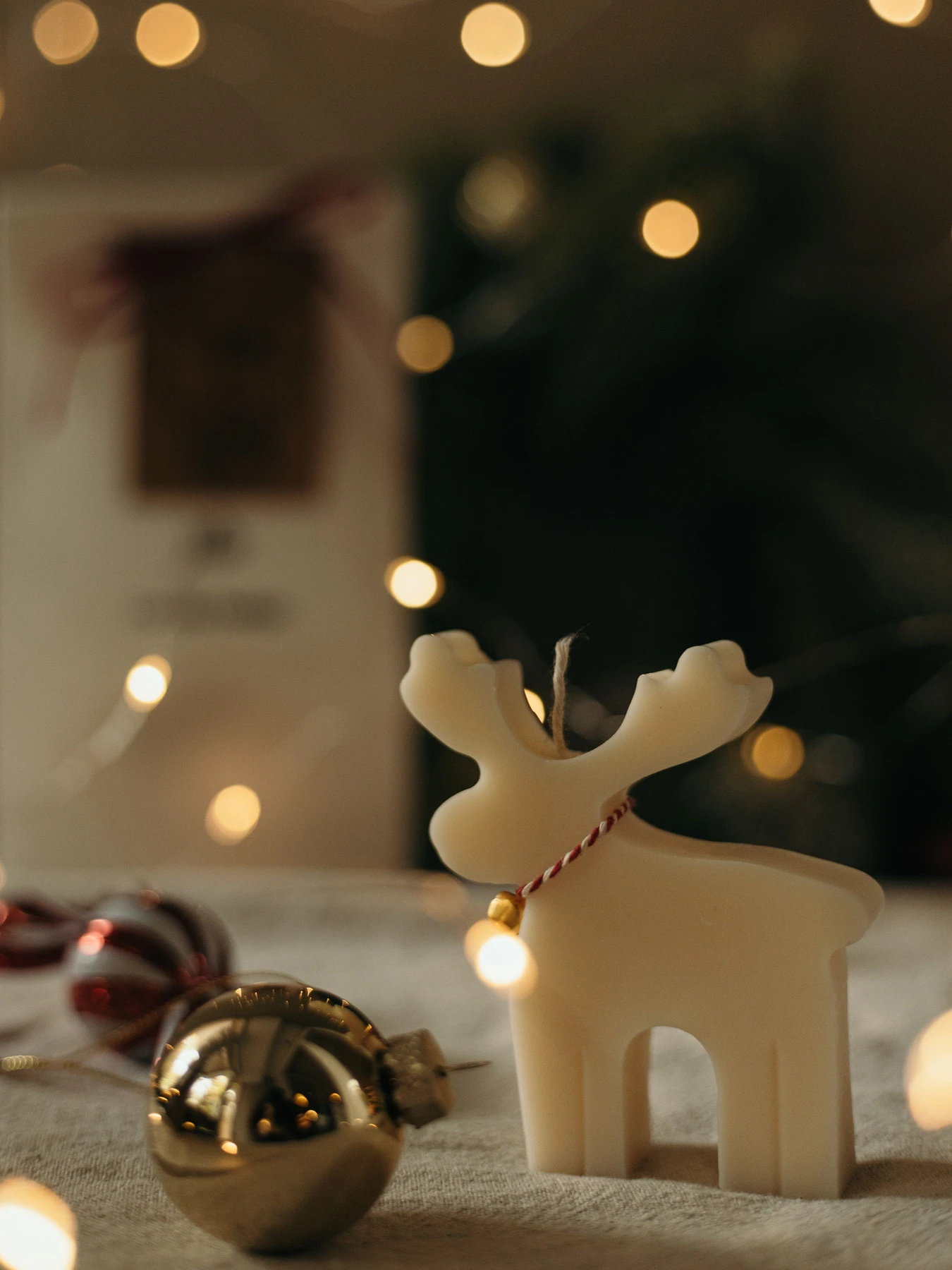 Аромасвечка "Оленик", аромат - Wassail (глинтвейн), натуральный оливковый воск Candle Design модель 170.2011 Фото
