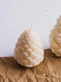 Рождественская свечка "Шишка", аромат - Дубовый мох и амбра Candle Design модель 170.2020 Фото