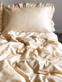 Підковдра з рюшами золота Cozy модель 8009143 Фото