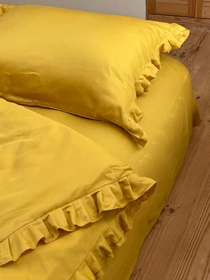 Підковдра з рюшами медова Cozy модель 9827749 Фото