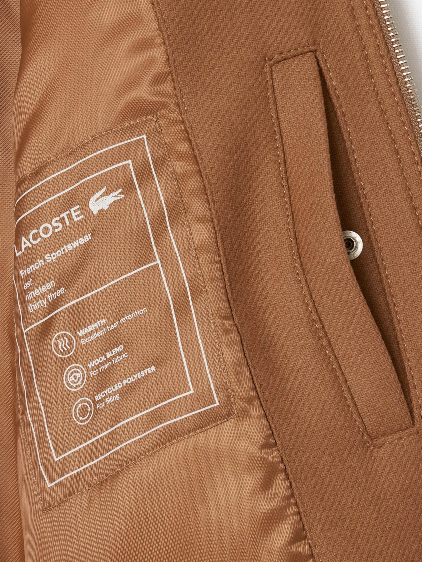 Куртки та дублянки Lacoste модель BH2888SIX Фото