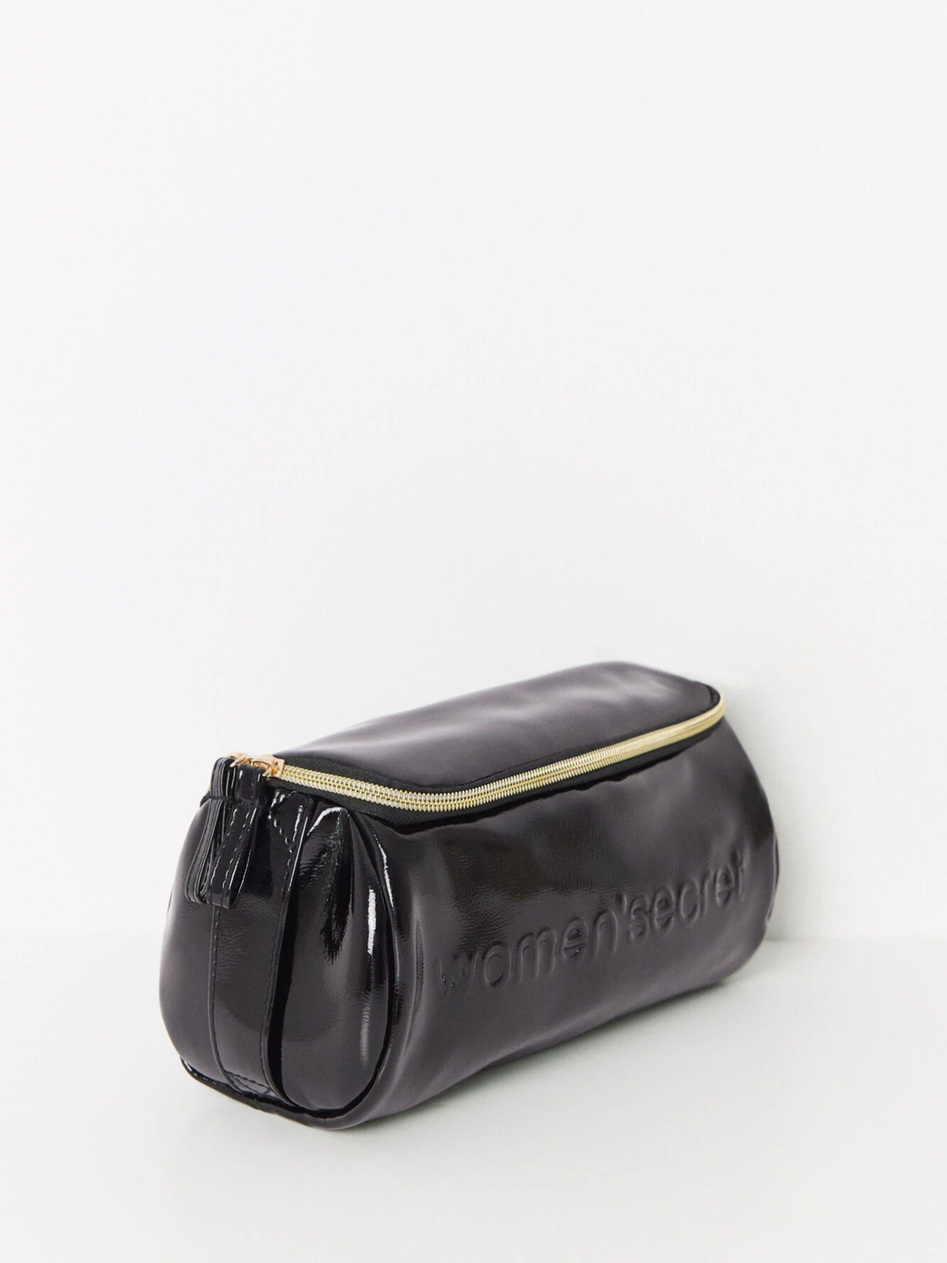 Средняя косметичка из лакированной кожи Women'secret модель 4848838-01 Фото