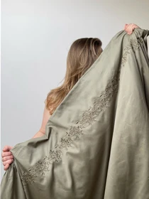 Підковдра мох з вишитими гілками Cozy модель 8009282 Фото