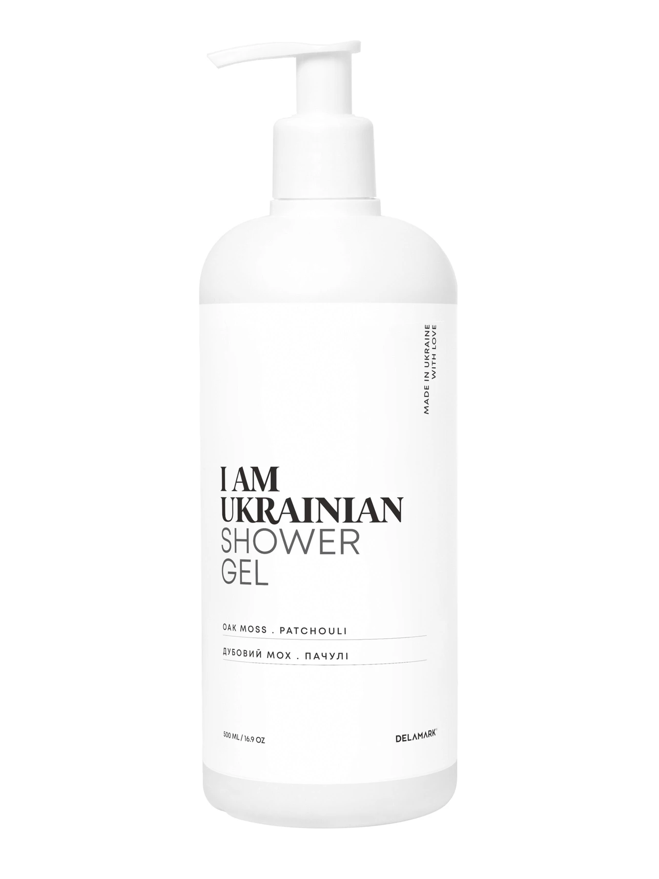 Гель для душу DeLaMark I am Ukrainian Дубовий мох + Пачулі DeLaMark модель 4820152333056 Гель для душу DeLaMark I am Ukrainian Дубовий мох + Пачулі DeLaMark модель 4820152333056 Фото