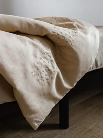 Підковдра лате з вишитими зірками Cozy модель 8009424 Фото