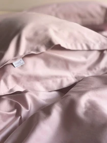 Підковдра рожева з вишитими білими зірками Cozy модель 8009408 Фото