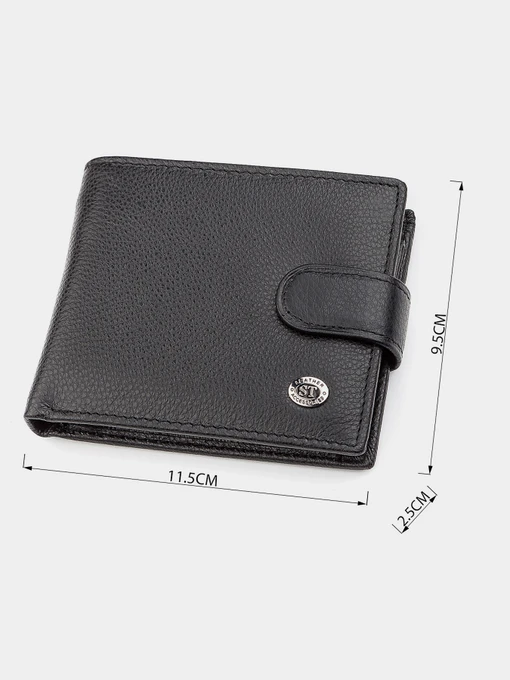 ST Leather Accessories Гаманець колір чорний фото 3