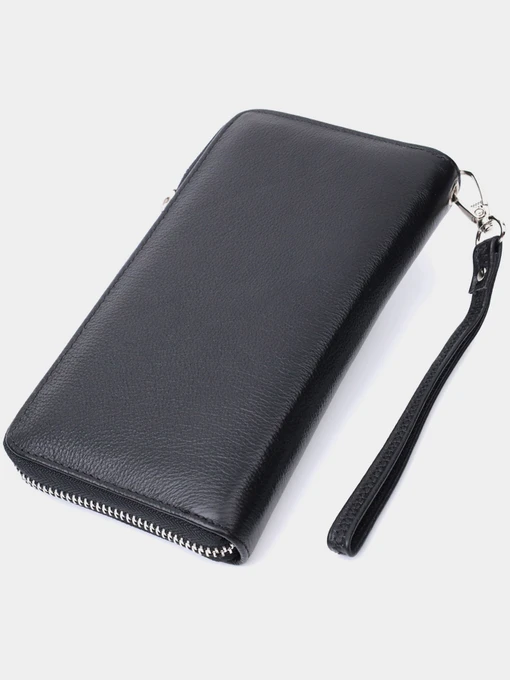 ST Leather Accessories Клатч колір чорний фото 2