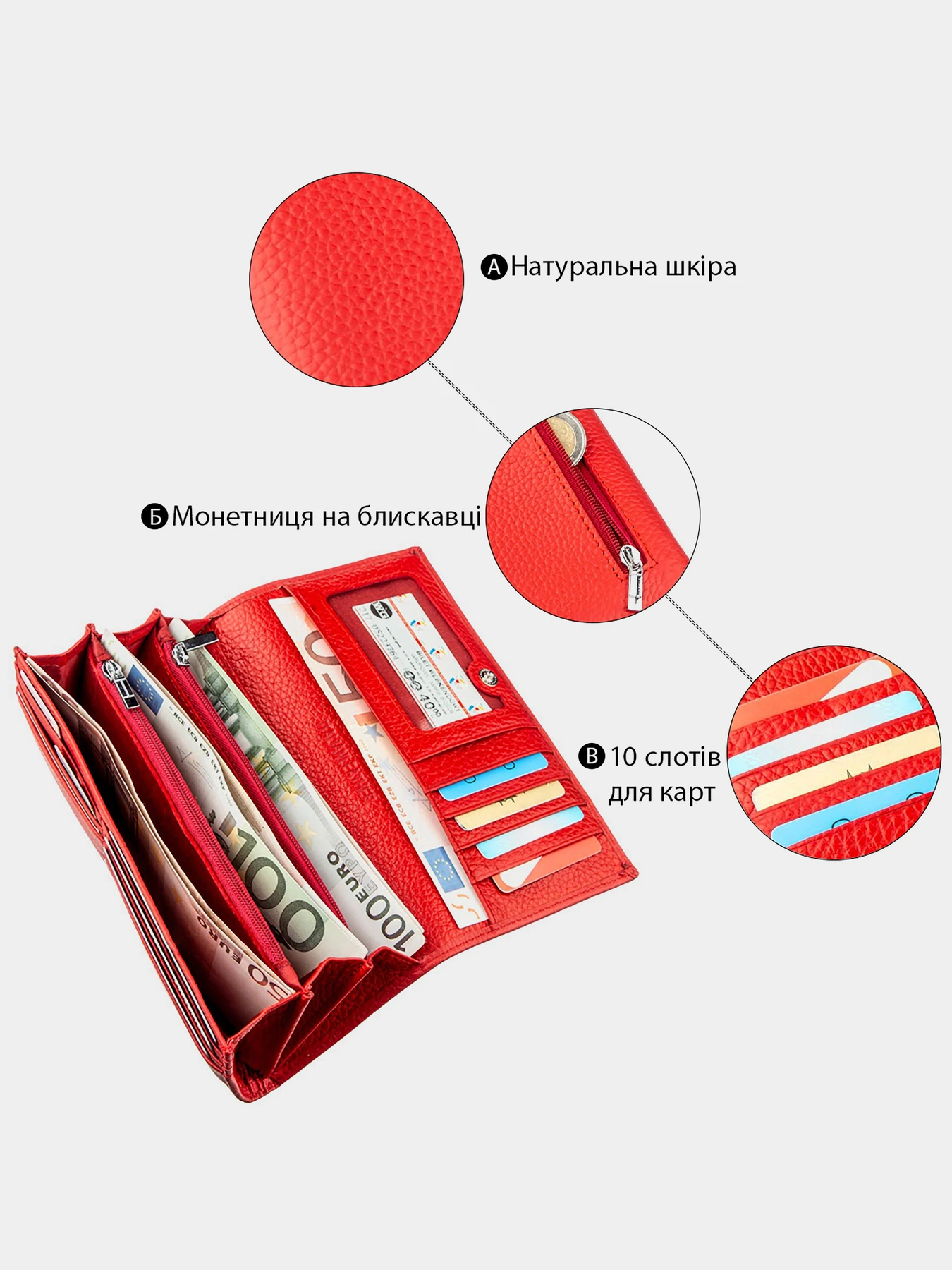 Кошельки ST Leather Accessories модель bag24_18858 Фото