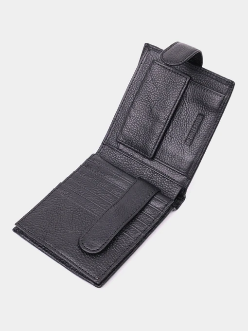 ST Leather Accessories Гаманець колір чорний фото 3
