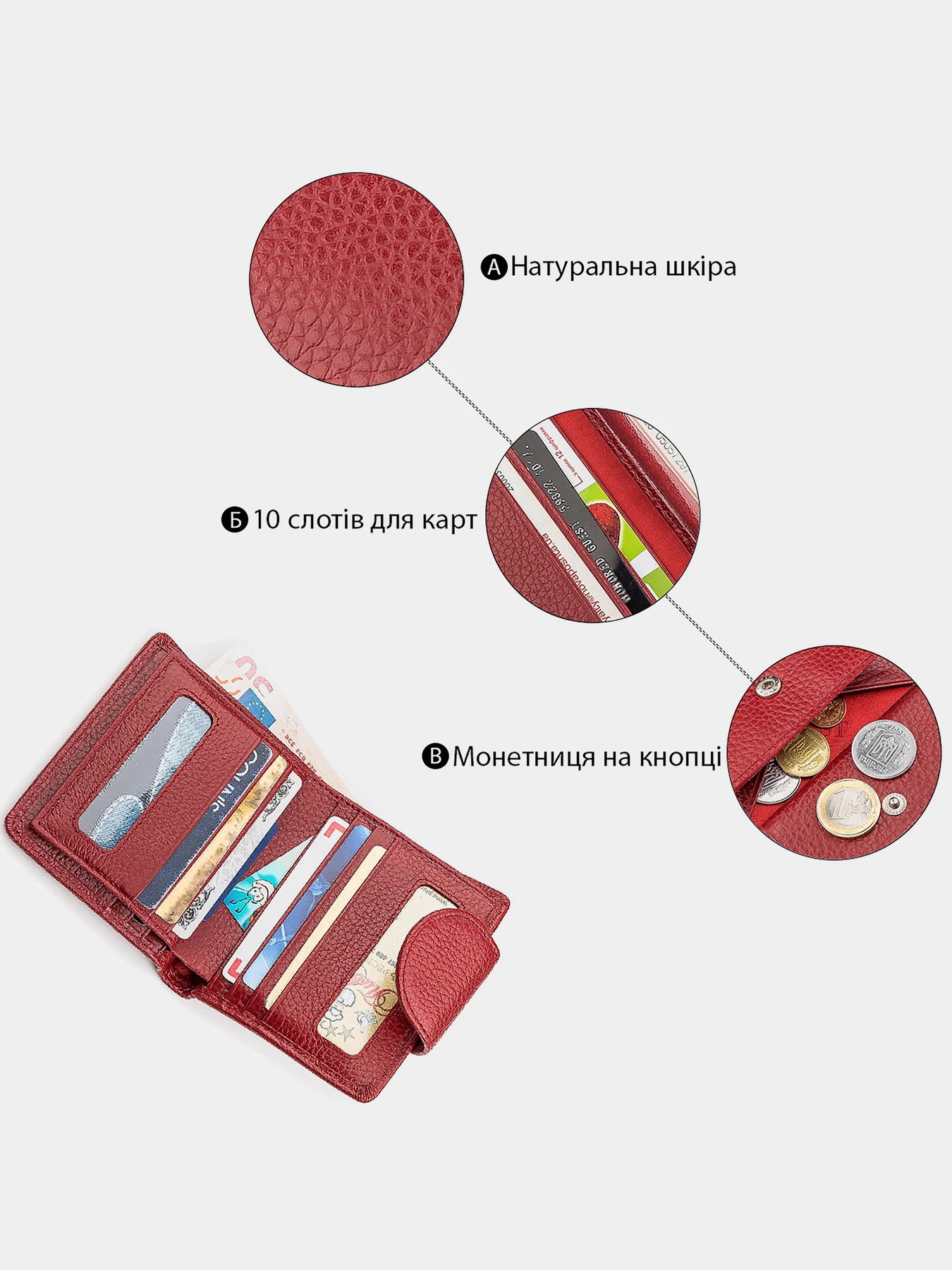 Кошельки ST Leather Accessories модель bag24_18499 Фото